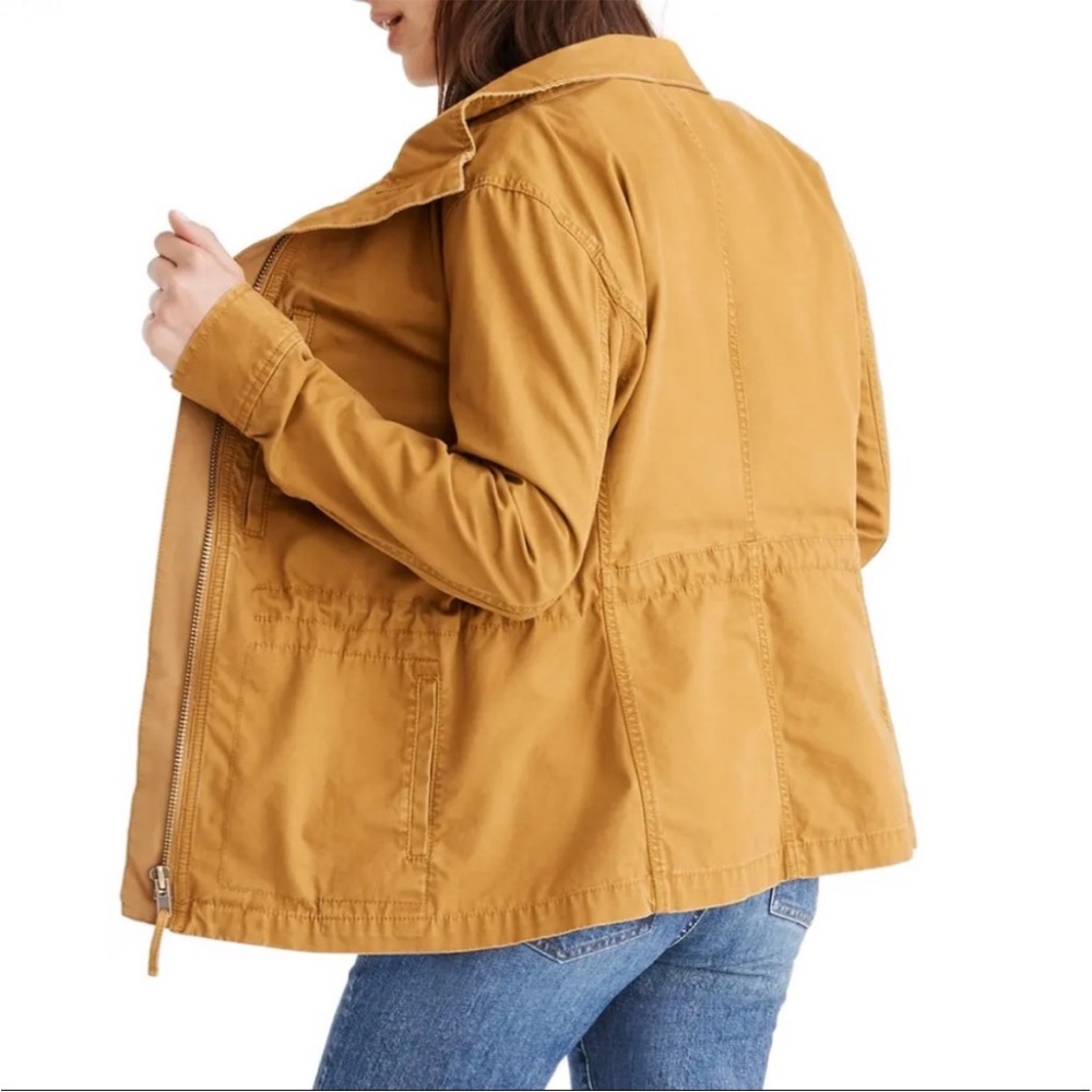 Madewell Egyptian Gold Fleet Utility Field Canvas Jacket- XS - Picture 2 of 14